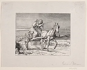 Illustration til Digt af Th. Schorn by F. Hendriksen