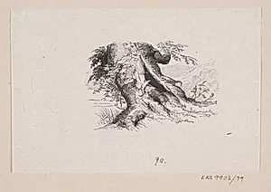 Illustration til "Elverhøi" i H.C. Andersen, "Eventyr og Historier", Bind 2 by H.P. Hansen