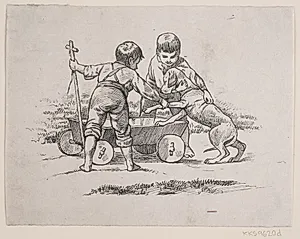 Illustration til en historie by Ubekendt
