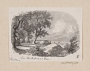 Illustration til "Et Billede fra Castelsvolden" i H.C. Andersen, "Eventyr og Historier", Bind 2 by H.P. Hansen