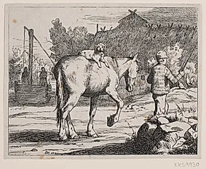 Illustration til et digt af P. Hansen by Ubekendt