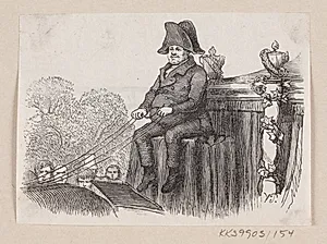 Illustration til "Et godt Humeur" i H.C. Andersen, "Eventyr og Historier", Bind 2 by H.P. Hansen