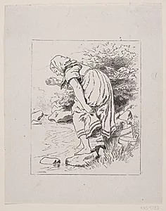 Illustration til eventyret "En Tiurleg i Holleia" by Ubekendt