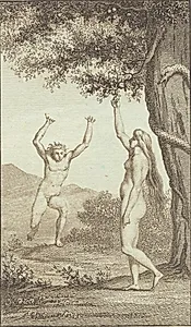 Illustration til Ewalds "Adam og Eva". III by J.F. Clemens