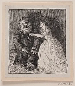 Illustration til "Følgesvenden" by Ubekendt