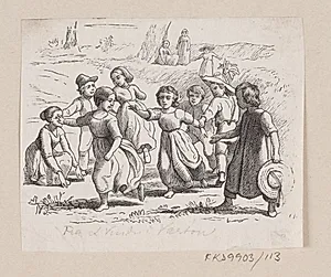 Illustration til "Fra et Vindue i Vartou" i H.C. Andersen, "Eventyr og Historier", Bind 2 by H.P. Hansen