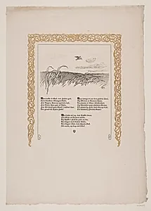 Illustration til Grundtvig: "Den signede dag" by Ubekendt