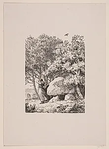 Illustration til "Gudruns Hævn" i Gæa, Æsthetisk Aarbog, 1845