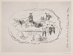 Illustration til "Gutten som vilde fri til Datter til Mor i krogen" by Ubekendt