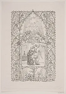 Illustration til H. C. Andersen "Det døende Barn"