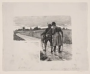 Illustration til H.C. Andersen, "Kejserens nye klæder"