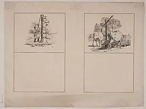 Illustration til H. V. Kaalund, "Fabler for Børn" by Adolph Kittendorff