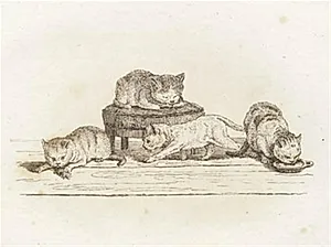 Illustration til "Halvhundrede Fabler for Børn" af Hey by Martinus Rørbye