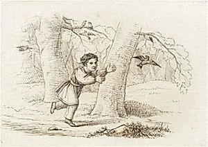 Illustration til "Halvhundrede Fabler for Børn" af Hey by Martinus Rørbye