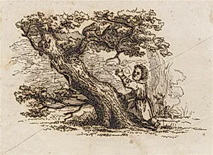 Illustration til "Halvhundrede Fabler for Børn" af Hey by Martinus Rørbye
