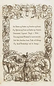 Illustration til "Halvhundrede Fabler for Børn" af Hey by Martinus Rørbye
