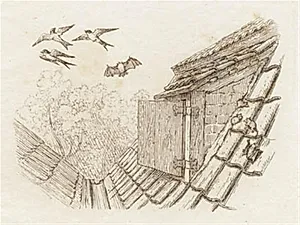 Illustration til "Halvhundrede Fabler for Børn" af Hey by Martinus Rørbye
