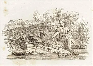 Illustration til "Halvhundrede Fabler for Børn" af Hey by Martinus Rørbye
