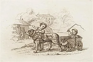 Illustration til "Halvhundrede Fabler for Børn" af Hey by Martinus Rørbye