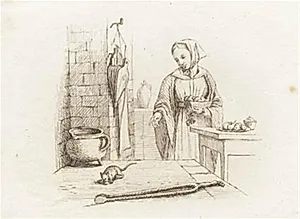 Illustration til "Halvhundrede Fabler for Børn" af Hey by Martinus Rørbye