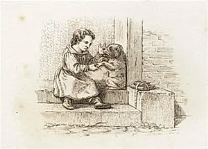Illustration til "Halvhundrede Fabler for Børn" af Hey by Martinus Rørbye