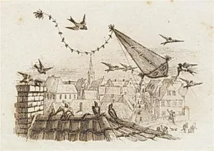 Illustration til "Halvhundrede Fabler for Børn" af Hey by Martinus Rørbye