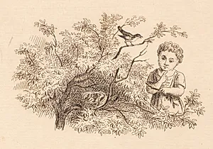 Illustration til "Halvhundrede Fabler for Børn" af Hey by Martinus Rørbye