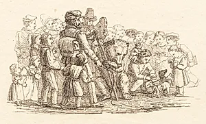 Illustration til "Halvhundrede Fabler for Børn" af Hey by Martinus Rørbye