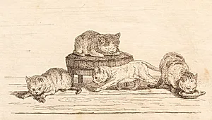 Illustration til "Halvhundrede Fabler for Børn" af Hey by Martinus Rørbye