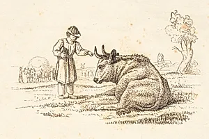 Illustration til "Halvhundrede Fabler for Børn" af Hey by Martinus Rørbye