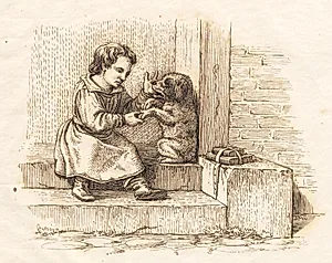 Illustration til "Halvhundrede Fabler for Børn" af Hey by Martinus Rørbye