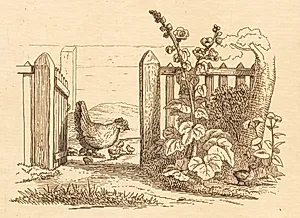 Illustration til "Halvhundrede Fabler for Børn" af Hey by Martinus Rørbye