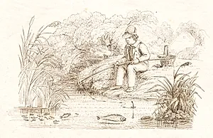 Illustration til "Halvhundrede Fabler for Børn" af Hey by Martinus Rørbye