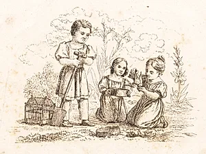 Illustration til "Halvhundrede Fabler for Børn" af Hey by Martinus Rørbye