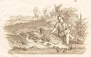 Illustration til "Halvhundrede Fabler for Børn" af Hey by Martinus Rørbye