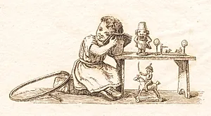 Illustration til "Halvhundrede Fabler for Børn" af Hey by Martinus Rørbye