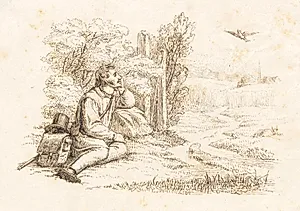 Illustration til "Halvhundrede Fabler for Børn" af Hey by Martinus Rørbye