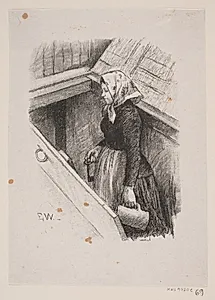 Illustration til "Hanen og tophønen" by Waldemar Bøhme
