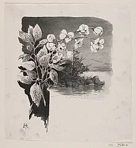 Illustration til Henrik Hertz: "Spadsereturen"