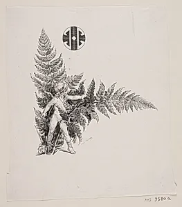 Illustration til Henrik Hertz: "Spadsereturen"