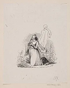 Illustration til "Historien om en Moder" i H.C. Andersen, "Eventyr og Historier", Bind 2 by H.P. Hansen