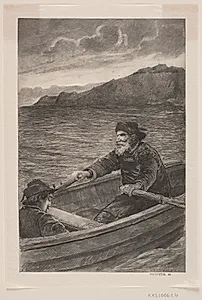 Illustration til "Hjortens flugt"