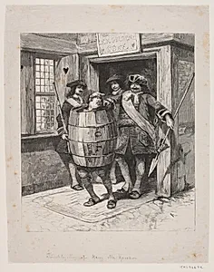 Illustration til Holberg: "Peder Paars"