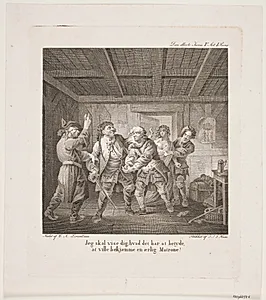 Illustration til Holbergs Komedier