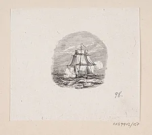 Illustration til "Holger Danske" i H.C. Andersen, "Eventyr og Historier", Bind 2 by H.P. Hansen