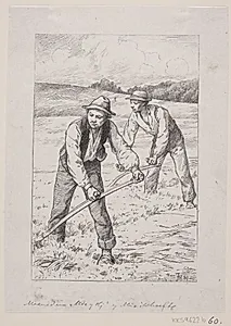 Illustration til Holger Drachmann, "Juli" by Ubekendt