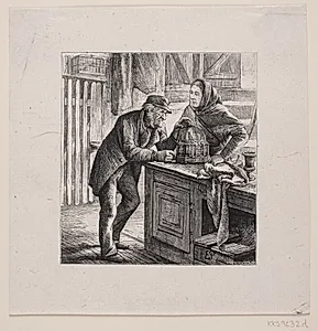 Illustration til Hother Tolderlunds "kommissionæren" by Ubekendt
