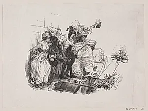 Illustration til "Huus-Spøgelse eller Abracadabra"