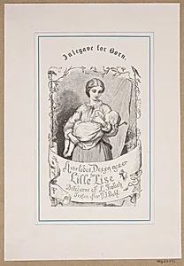 Illustration til "Hvorledes Dagen gaaer for Lille Lise" by Lorenz Frølich
