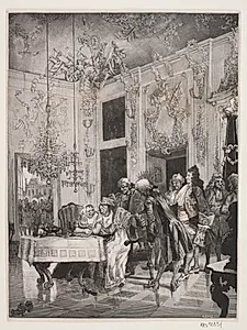Illustration til "Jeppe på bjerget"